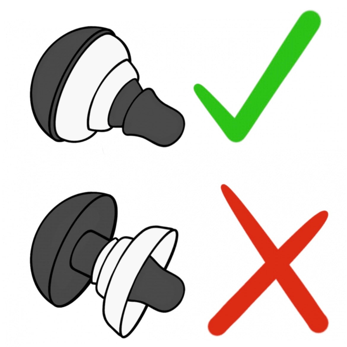 No Center Säkerhetsöga Glitter - Brun