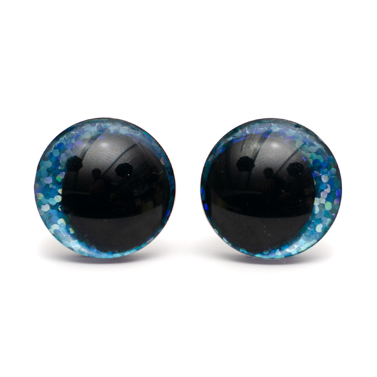 No Center Säkerhetsöga Glitter - Ljusblå