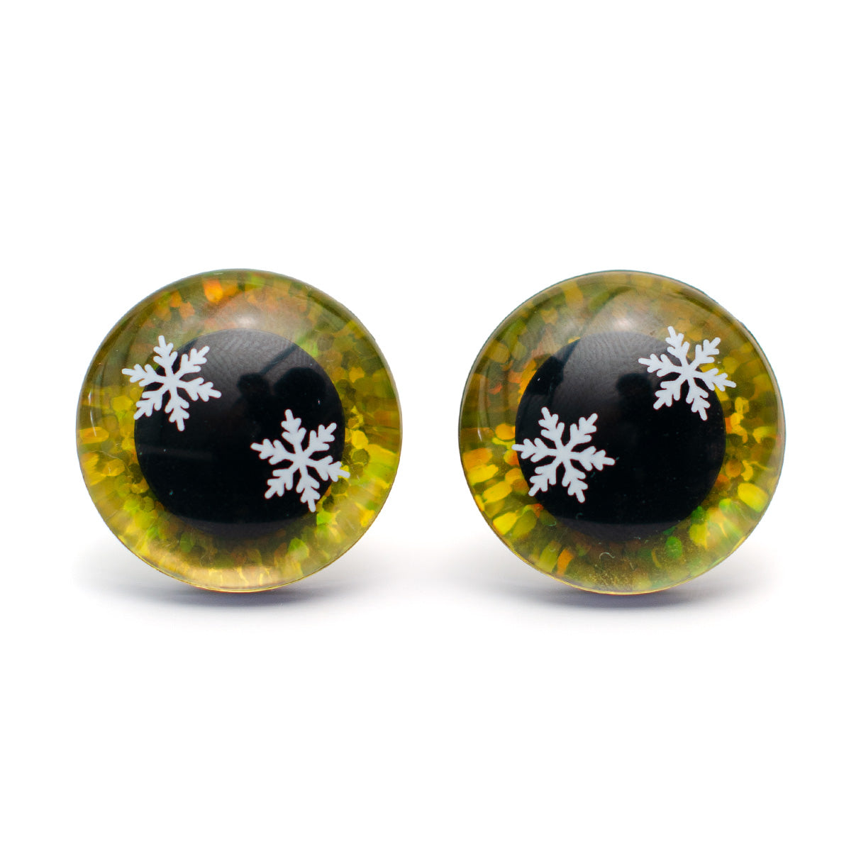 Säkerhetsöga Snöflinga - Gul