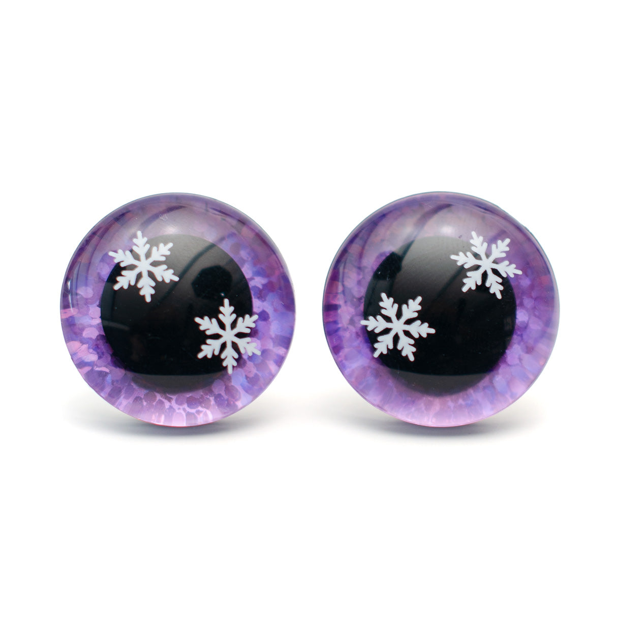 Säkerhetsöga Snöflinga - Lila
