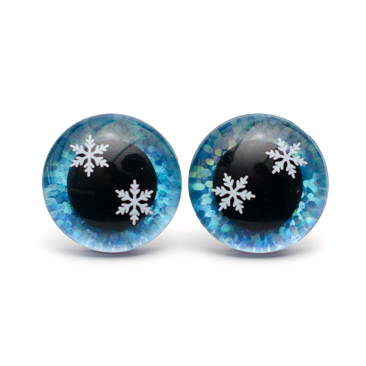 Säkerhetsöga Snöflinga - Ljusblå