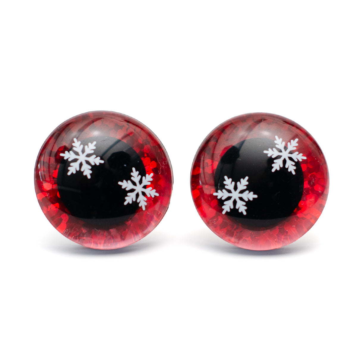 Säkerhetsöga Snöflinga - Röd