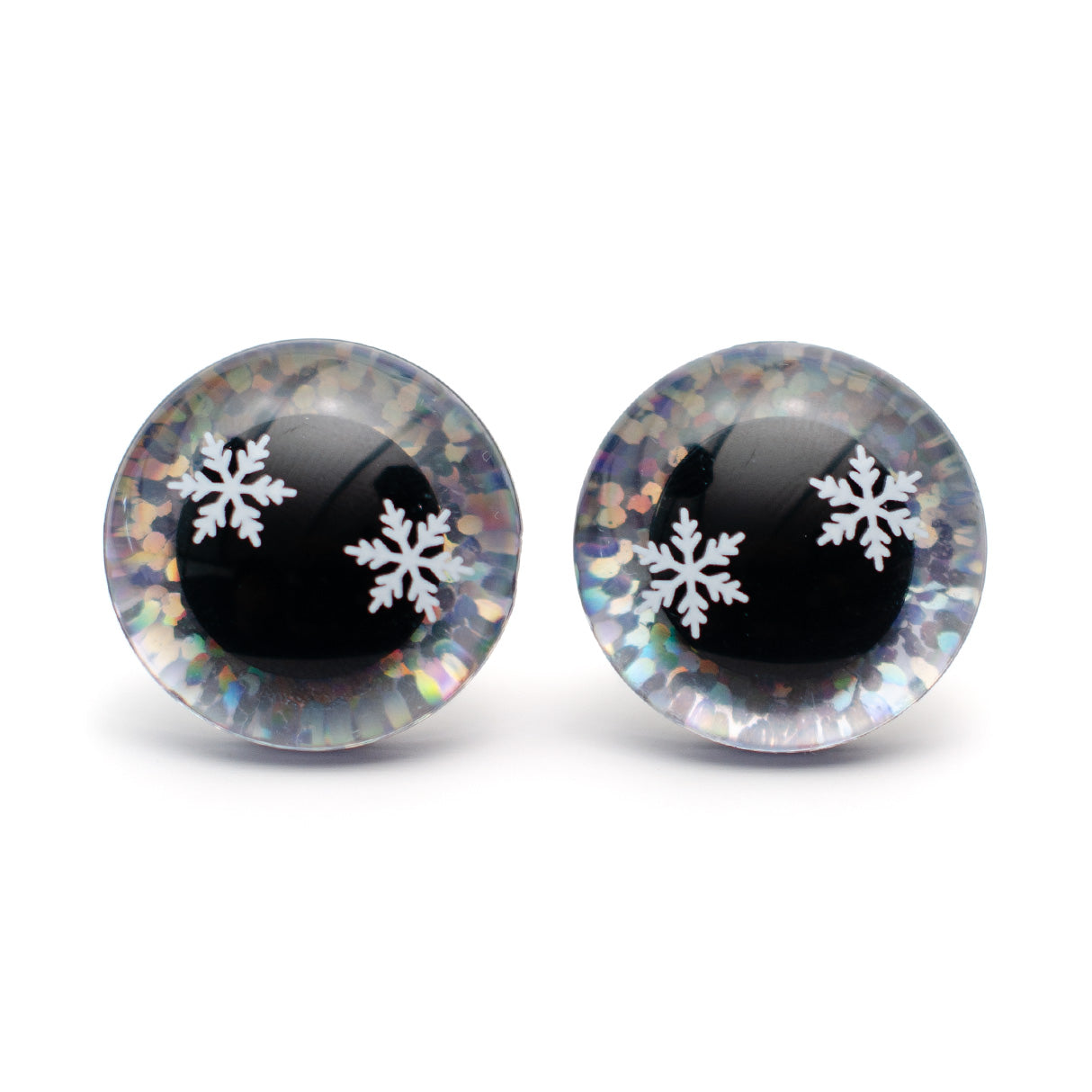 Säkerhetsöga Snöflinga - Silver