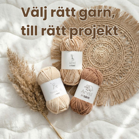 Hur du väljer rätt garn, till rätt projekt