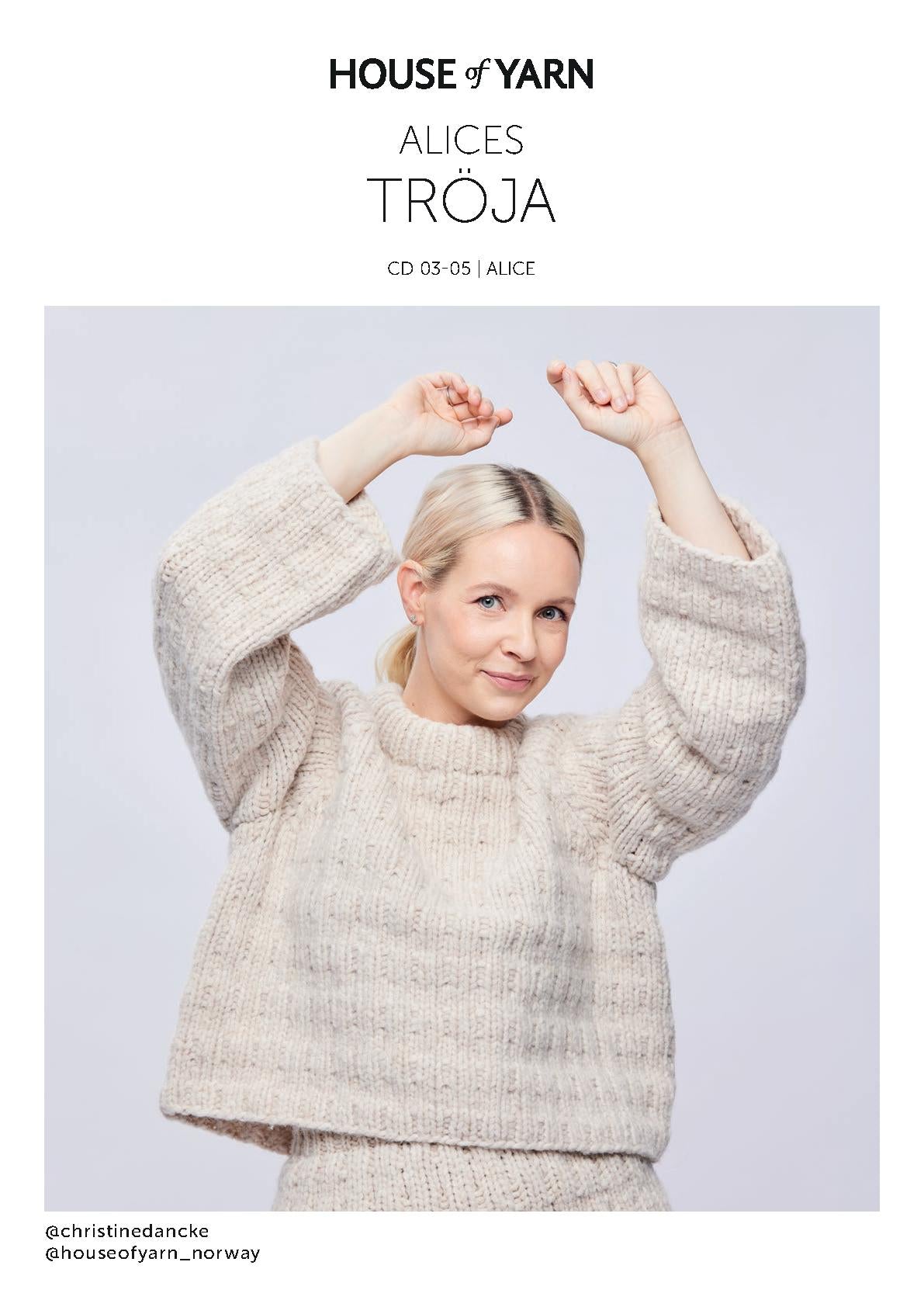 Alices Tröja - Mönster