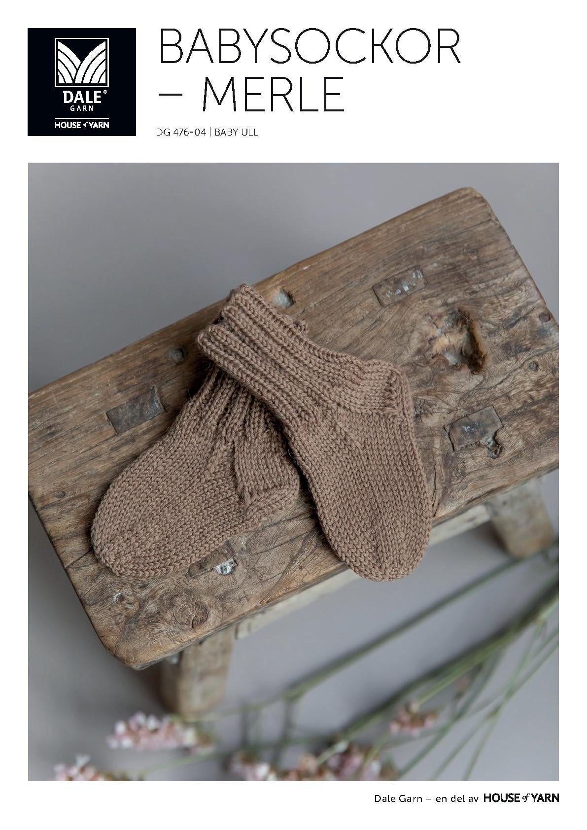 Merle Babysockor - Mönster