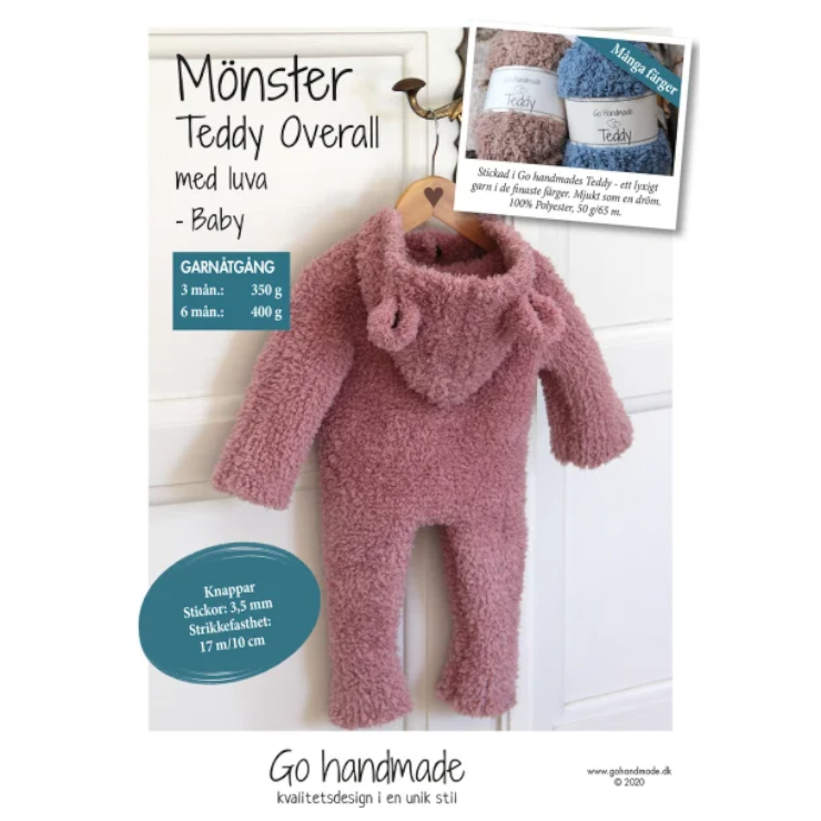 Teddy Pram Suit - Mönster