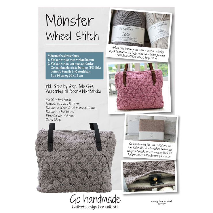 Wheel Stitch Bag - Mönster