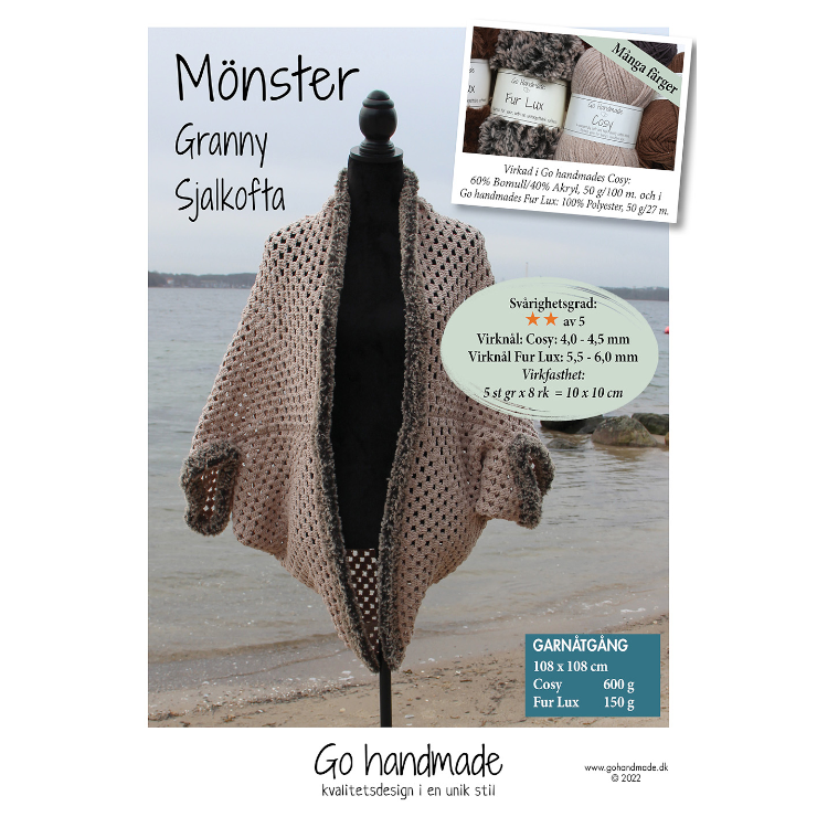 Granny Shawl Jacket - Mönster