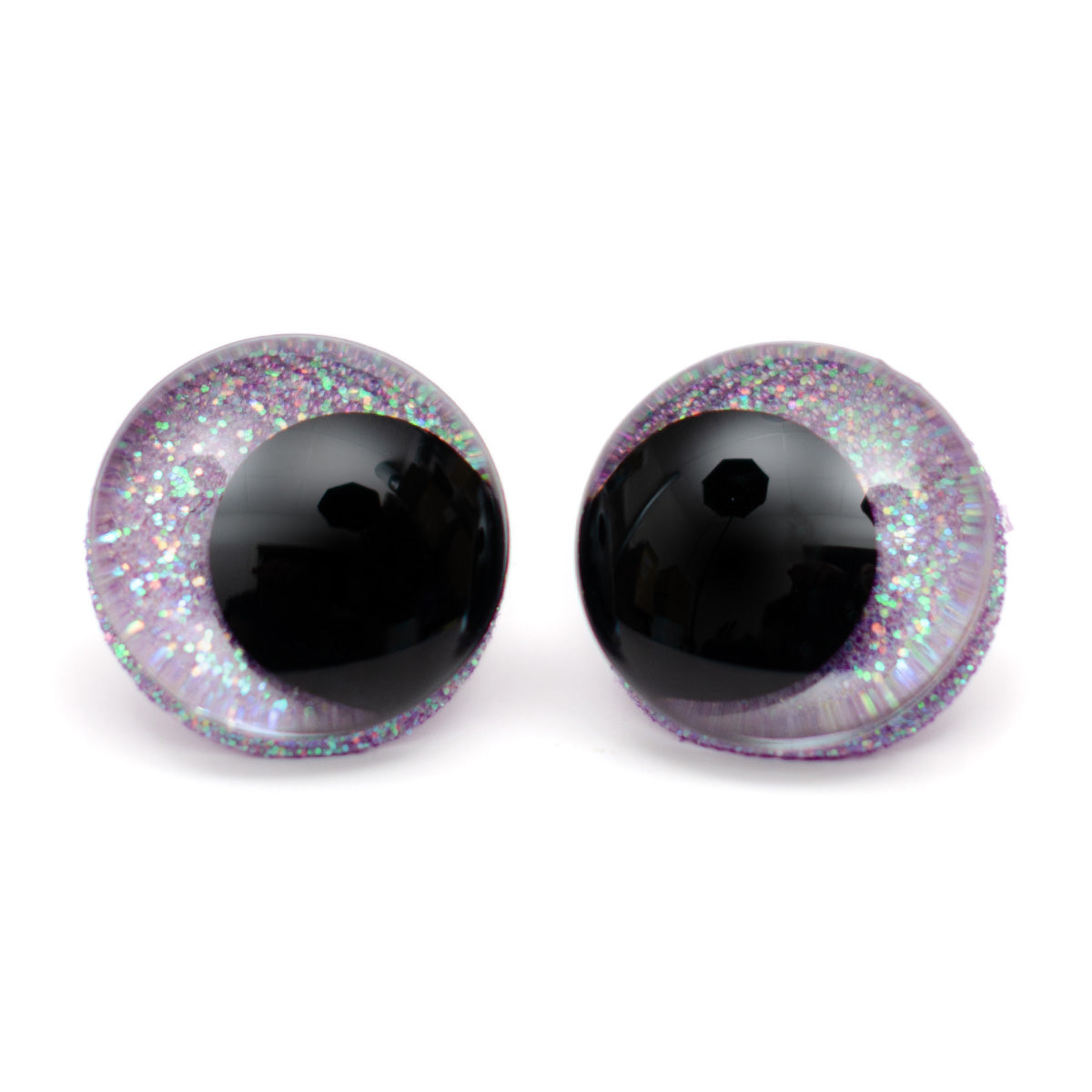 Off Center Säkerhetsöga Smått Glitter - Lila