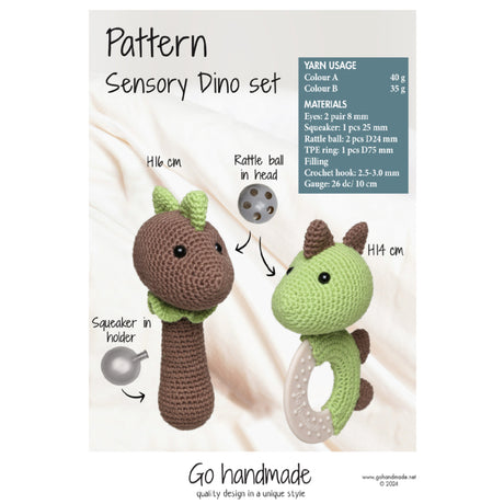 Sensory Dino set Mönster