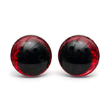 No Center Säkerhetsöga Glitter  - Röd