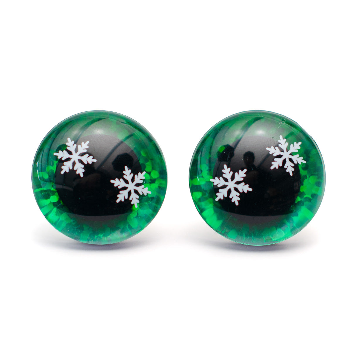 Säkerhetsöga Snöflinga - Grön