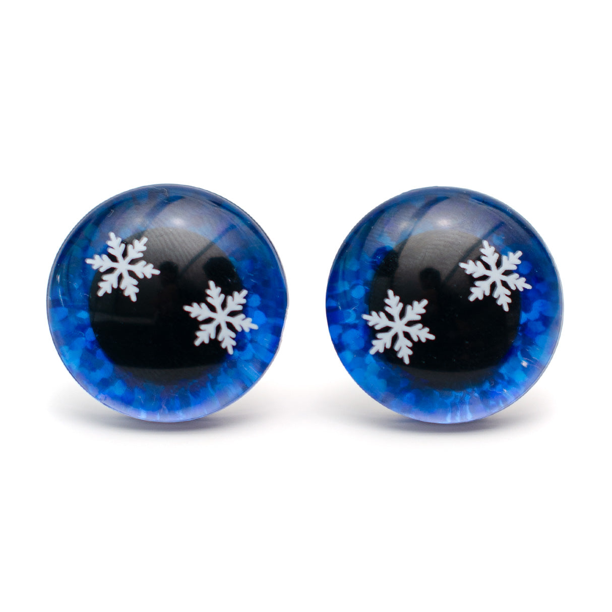 Säkerhetsöga Snöflinga - Mörkblå