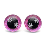 Säkerhetsöga Snöflinga - Rosa